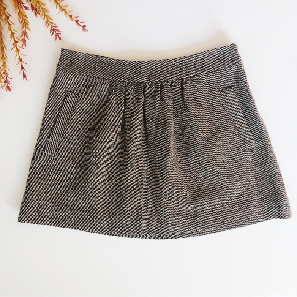 J.Crew tweed mini skirt